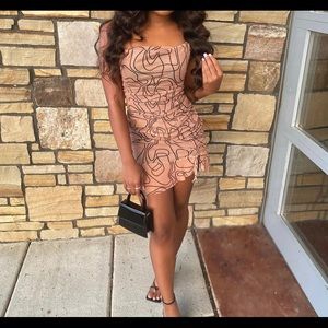 Nude Abstract Dress